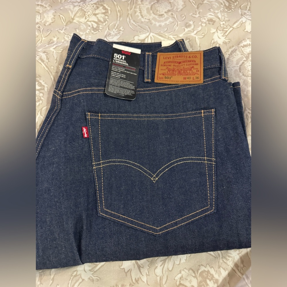 Levi’s 501 big E selvedge 40 x 36 nwt